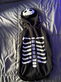 Dog Skeleton Halloween Costume Hoodie