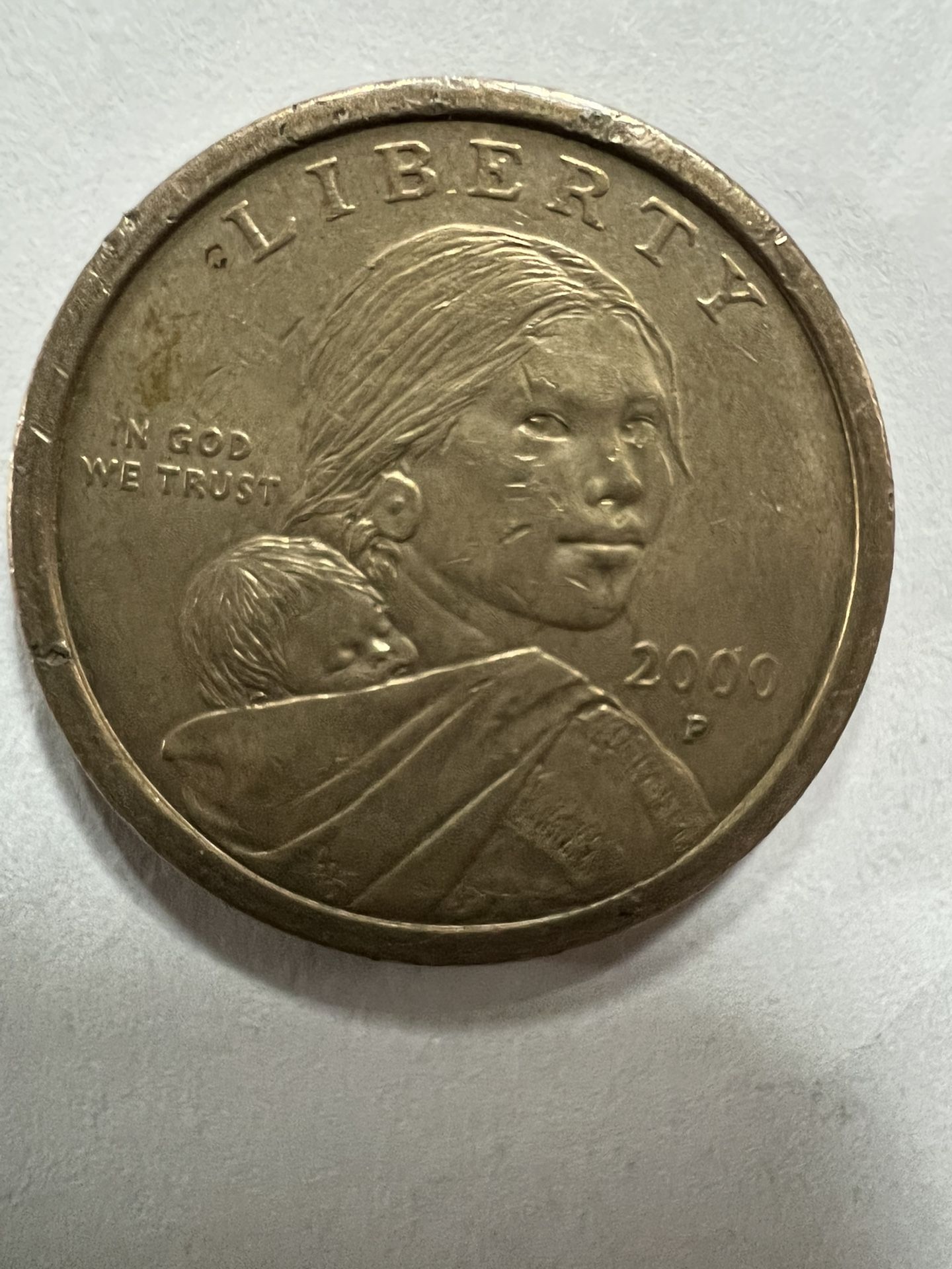 6 2000-p Sacagawea One Dollar Coins