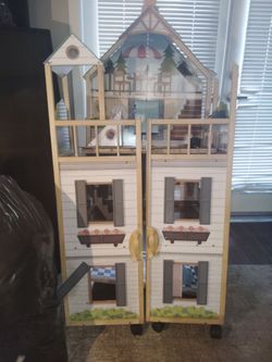 Kidskraft 5 foot secret doll house mansion