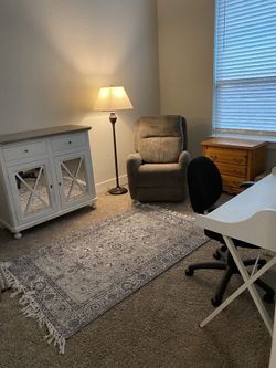 Gray Powered Recliner — Mother-in-Law Suite — Works Well