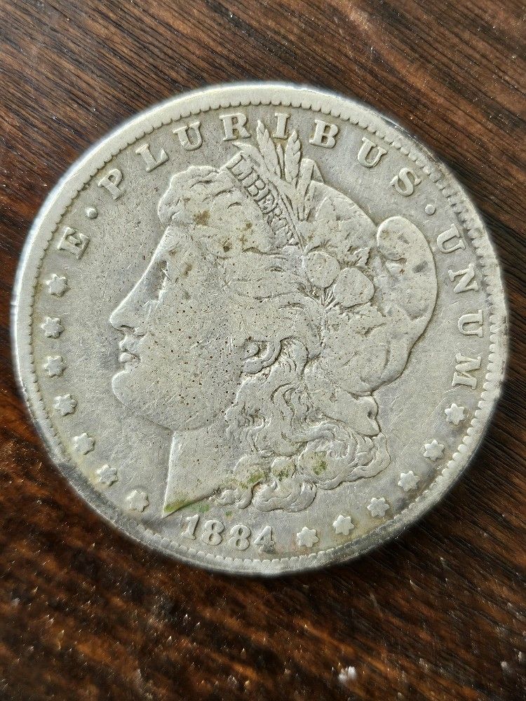 1884 O Morgan Dollar Choice About Uncirculated 90% Silver $1 US Coin Collectible