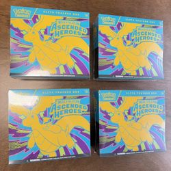 Pokémon Ascended Heroes Mega Evolution ETB Mint Sealed Lot Of 4 Sealed