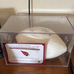 Drew Stanton Autographed Football