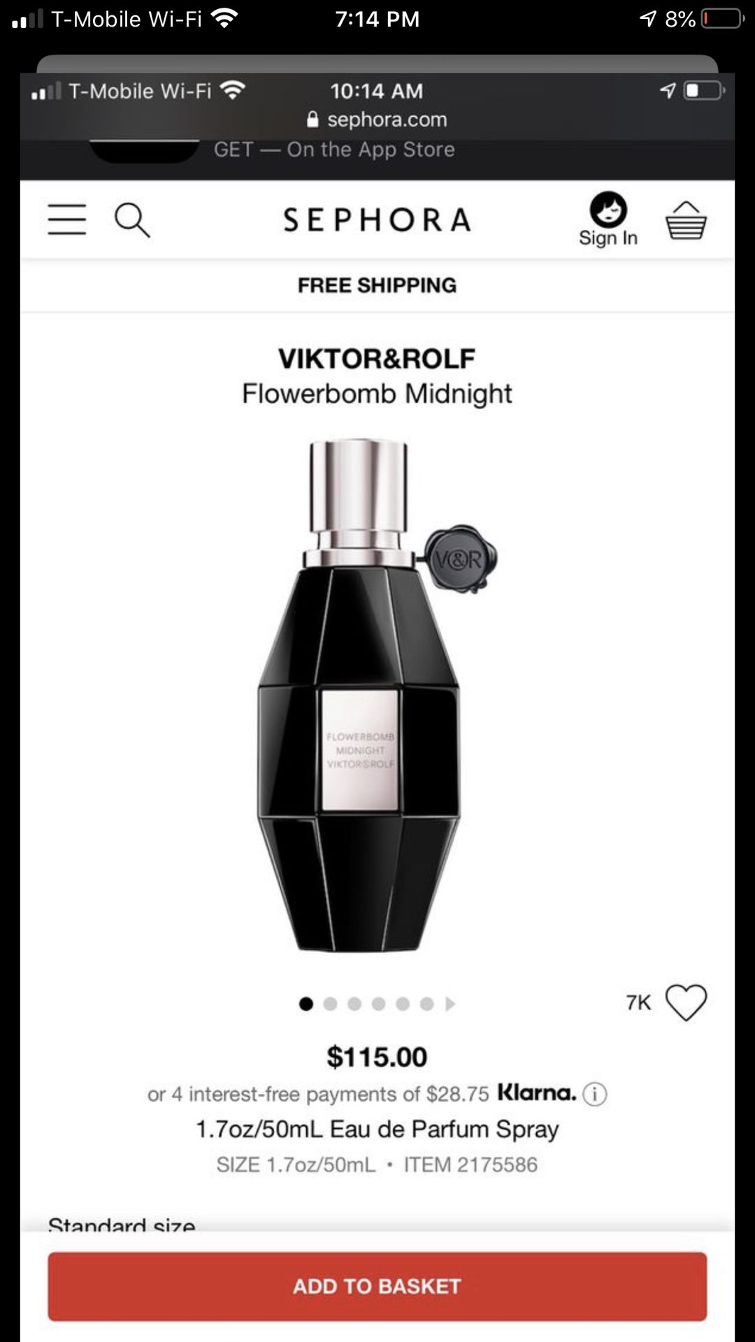 Flowerbomb midnight sealed located in kendall $100