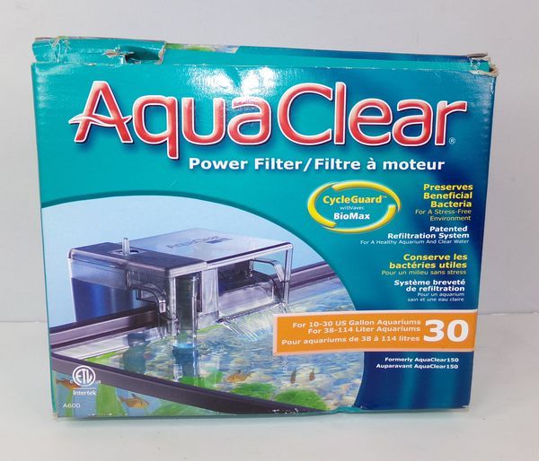 AquaClear Aquarium Box Power Filter for Fish Tanks 10 to 30 gallons