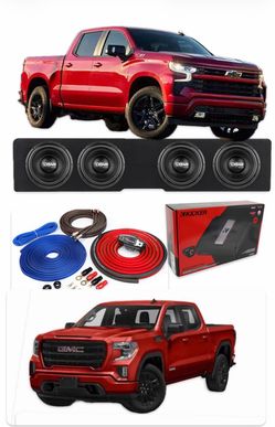 GMC SIERRA CHEVY SILVERADO 2019-2026 FULL BASS PACKAGE INSTALLED