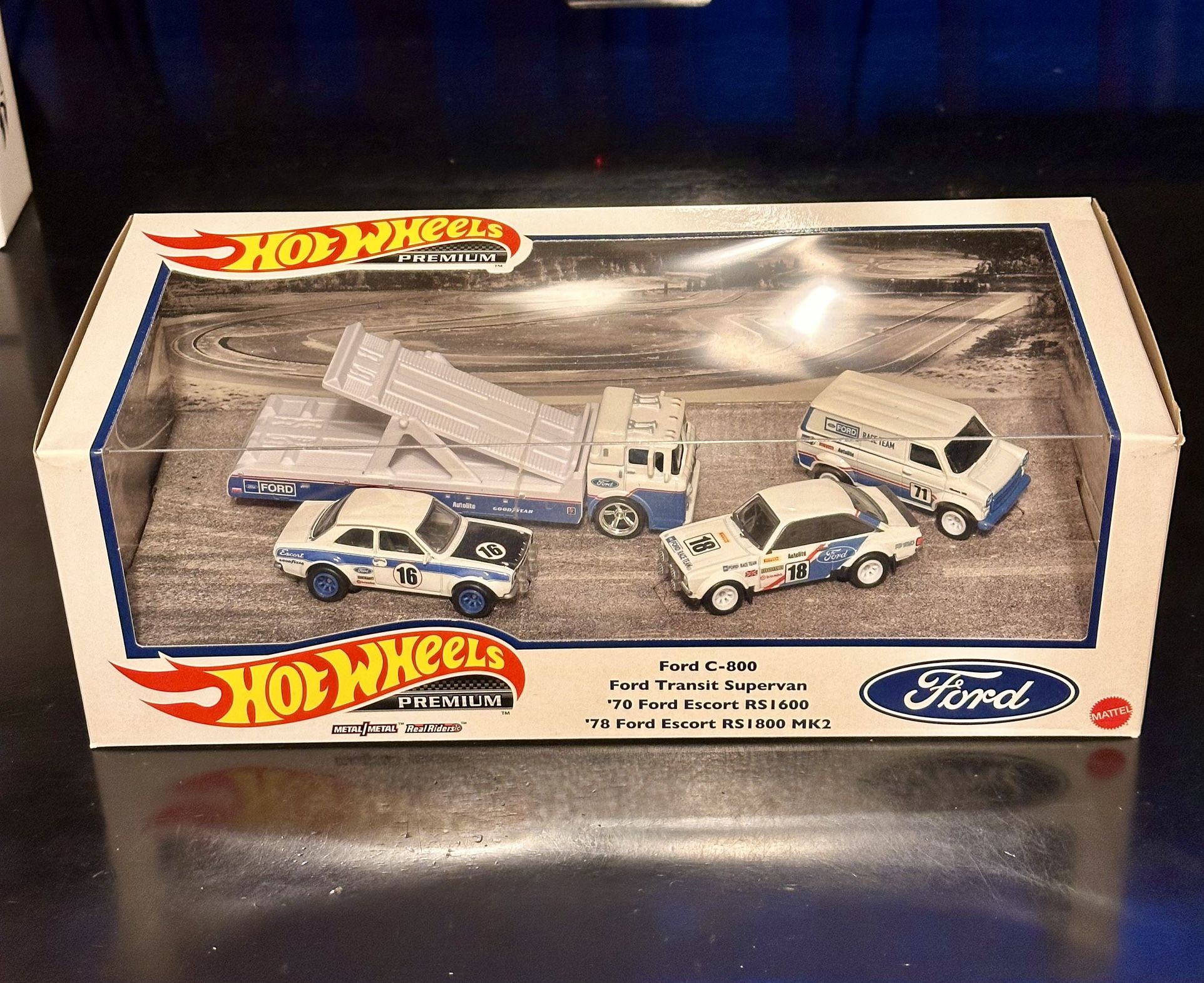 NEW-Hot Wheels Premium Collector Set Assort - Ford Die Cast Cars
