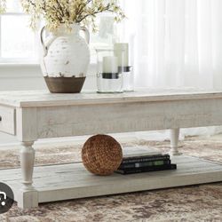 3 Pc Ashley Coffee Table And Two End tables 