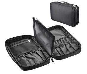 Byootique Black Makeup Brush Belt Pouch Organizer 17 Slots w/ Handle  - Gift Idea - Summer Sale