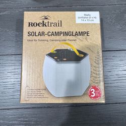 Rocktrail Solar Camping Lamp