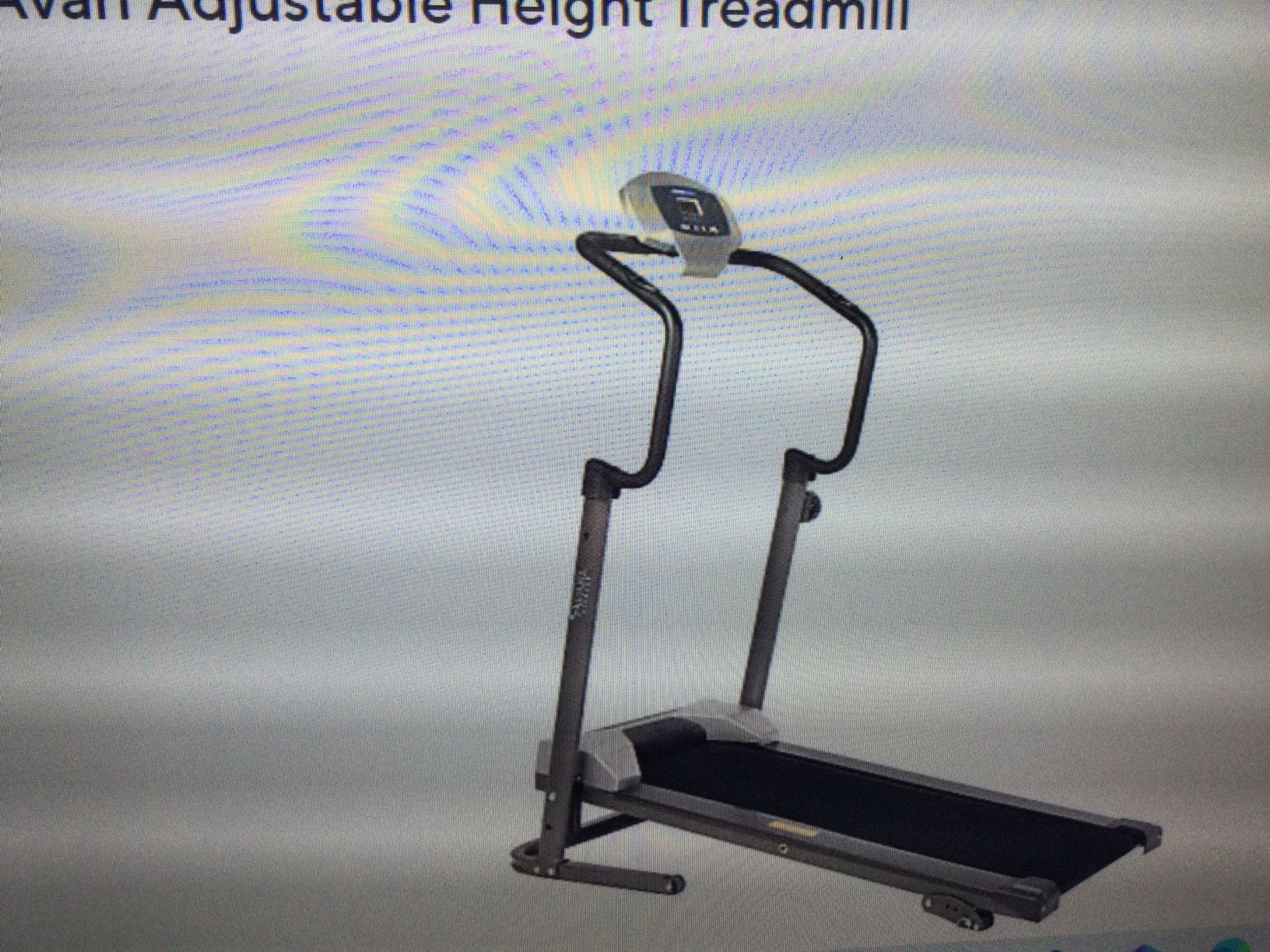 MAGNETIC, NON ELECTRIC AVARI ADJUSTABLE TREADMILL..SEE DESCRIPTION ON PICTURE…LIGHTLY USED…IN EXCELLENT CONDITION RETAILS AT 279