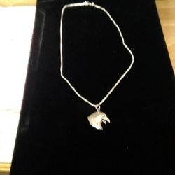 Sterling Silver Eagle Necklace