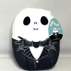 Squishmallows 8" Jack Skellington Valentines Nightmare Before Christmas NWT