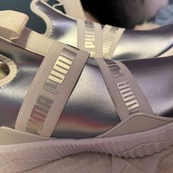 Puma Silver Shoes 5 1/2