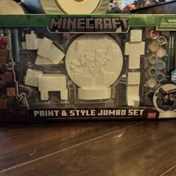 Minecraft Paint And Style Jumbo Set 