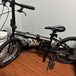 Zizzo Campo Lightweight 20" 7-Speed Aluminum Folding Bicycle -Black