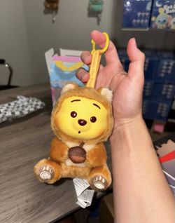 AUTHENTIC Miniso Winnie The Pooh Surprise Party Plush Pendant Squirrel Ecureuil