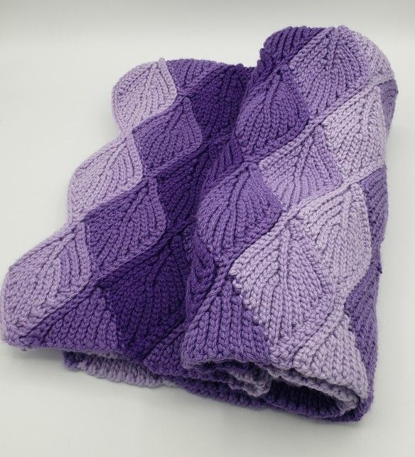 Purple Baby Blanket * Handmade And New*