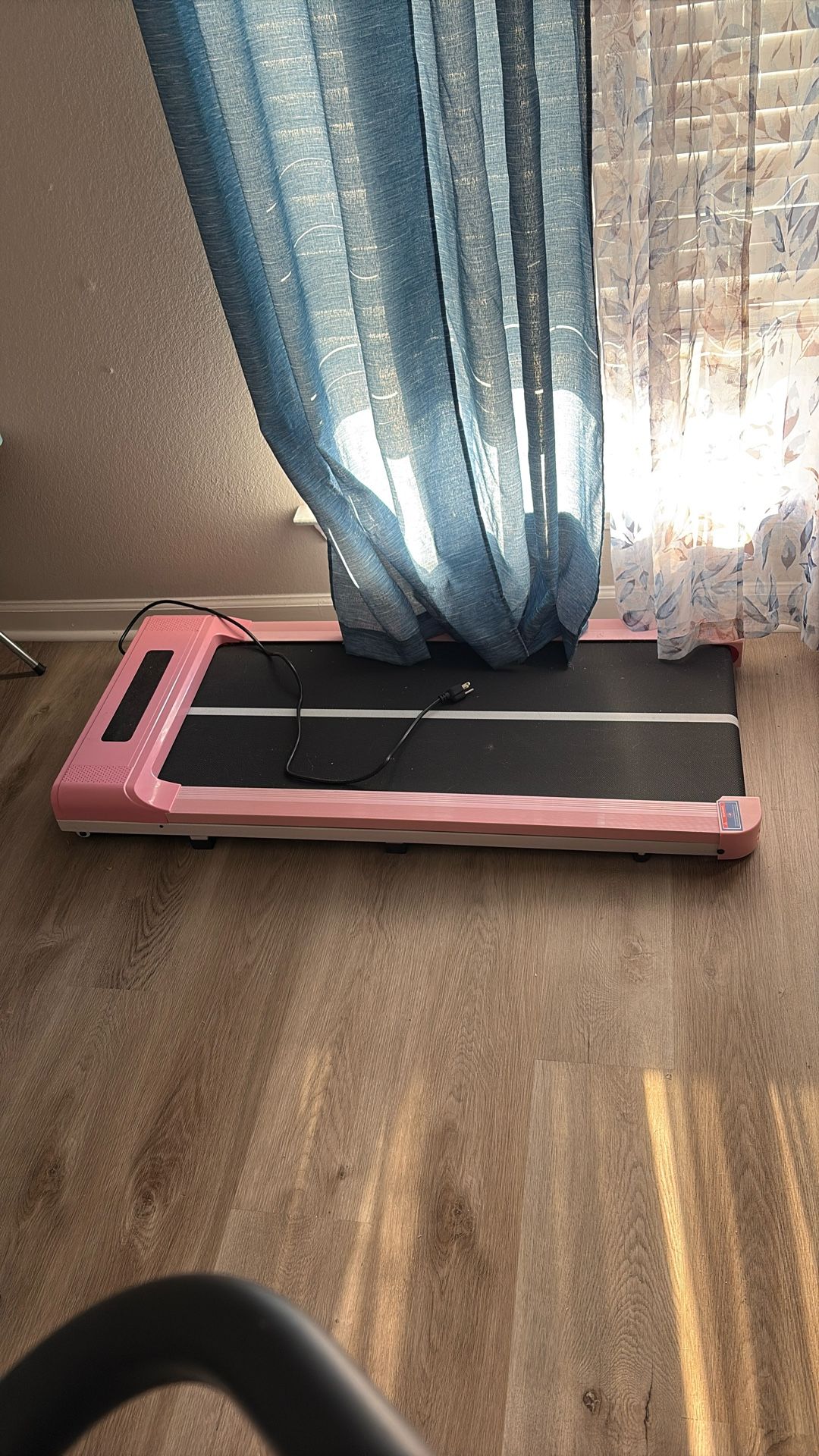 GYMAX Walking Pad, 2.25HP Under Desk Treadmill with LED Display, Remote Control