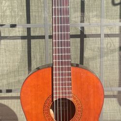 Yamaha Model G-65A Acoustic Guitar 6 Sting Musical Instrument With Hard Case