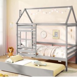 Twin Size Trundle Bed 