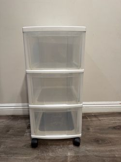 3 drawer medium cart