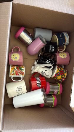 Lots of different cups