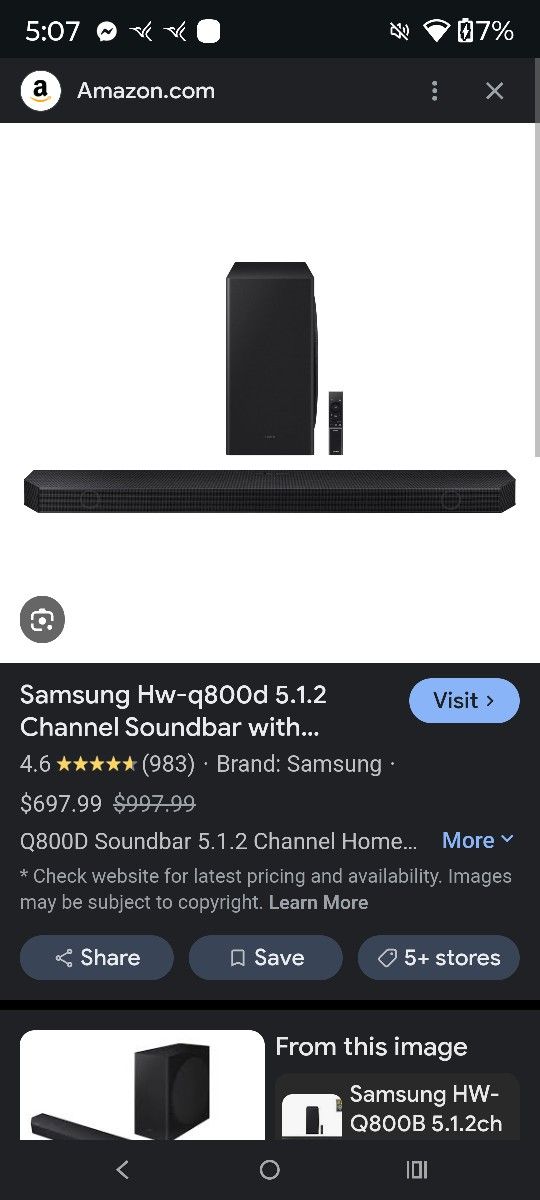 Samsung Q800 Soundbar