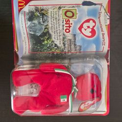 TY Beanie Babies Osito Bear (McDonald’s International Bears II) – NEW Sealed