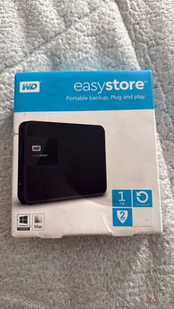 WD Easystore 1TB External Hard Drive