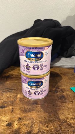 2 cans of Enfamil Nuero Pro Gentlease