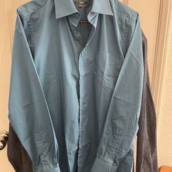 Teal Dress Shirt Size 37/38