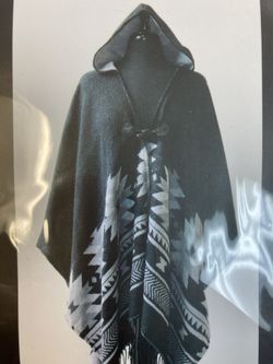 Hooded fashion wrap
