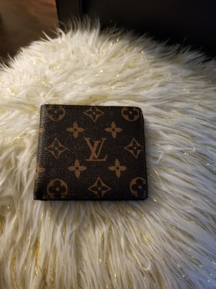 Brown monogram wallet