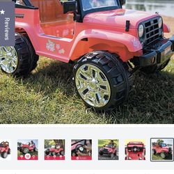 Kid Trax Beach Cruiser 4X4 Child Ride-On Car for Ages 3-5, Up to 60 lbs