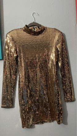 Metallic dress