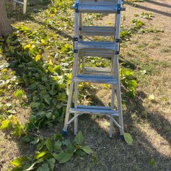 Werner Multi Position Pro aluminum Ladder 
