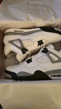 Jordan 4 White Cement Size 10