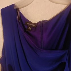 Sleeveless Purple Dress