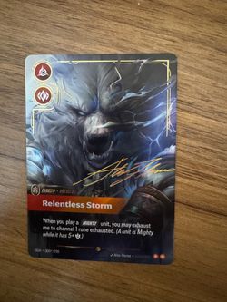 Signed Relentless Storm OGN 300/298 - Riftbound Origins