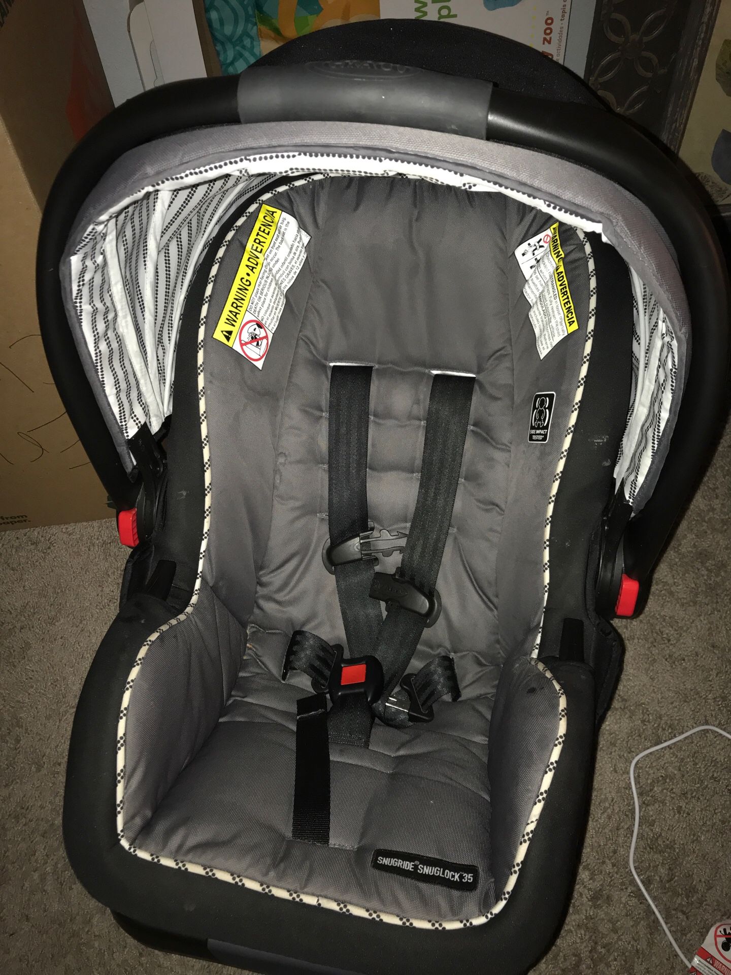 GRACO infant car seat w/base