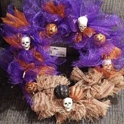 Halloween Wreath Custom Made 