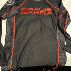 Gracie Barra Rash Guard- Shortsleeve - Men’s Medium