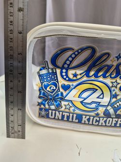 🏈💙 Rams Inspired Clear Crossbody Bag 💛🏈