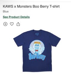 Kaws Boo Berry General Mills T-shirt XXL