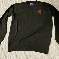 SCOTLAND BALLANTRAE Jumper Edinburgh Thistle  Black Men's Sweater 2XL XXL