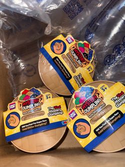 RMS Crazy Fun The Original Mystery Dumpling Glitter Edition Squishy Bun Lot Of 3
