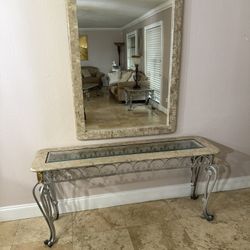 TABLES AND MIRROR FOR SALE 