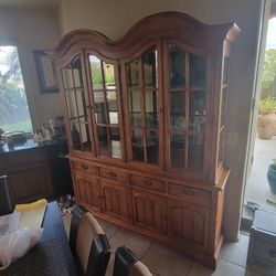 China Cabinet Hutch & Bottom