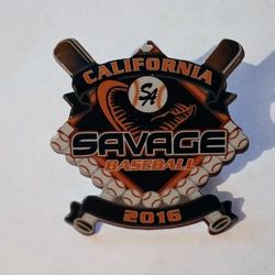 Savage Baseball 2016 Youth Baseball California Collectible Lapel Pin A-1